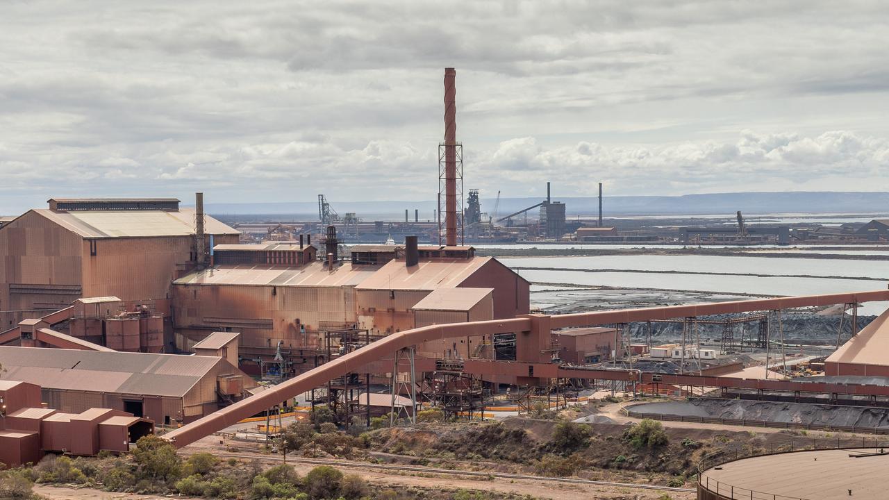 Hummock Hill Lookout. Overview of the town of Whyalla SA. Picture: Ben Clark