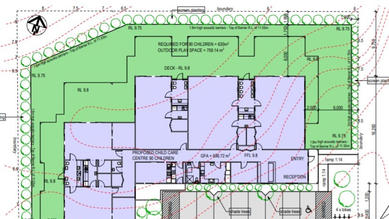 A material change of use application has been lodged with council for a new child care centre on Boundary St.