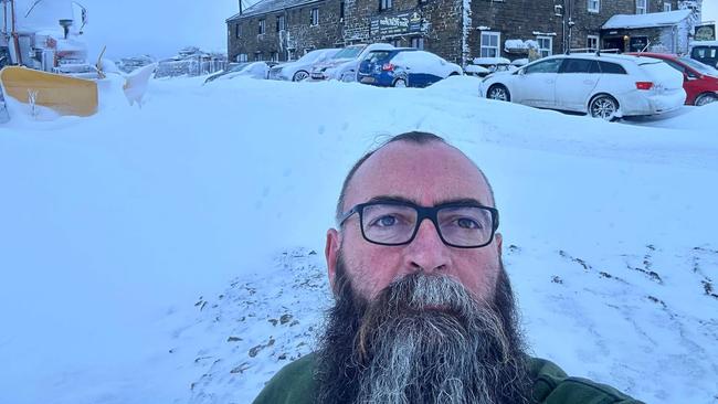 Tan Hill Inn snow in Paul Wright. Picture: Paul Wright