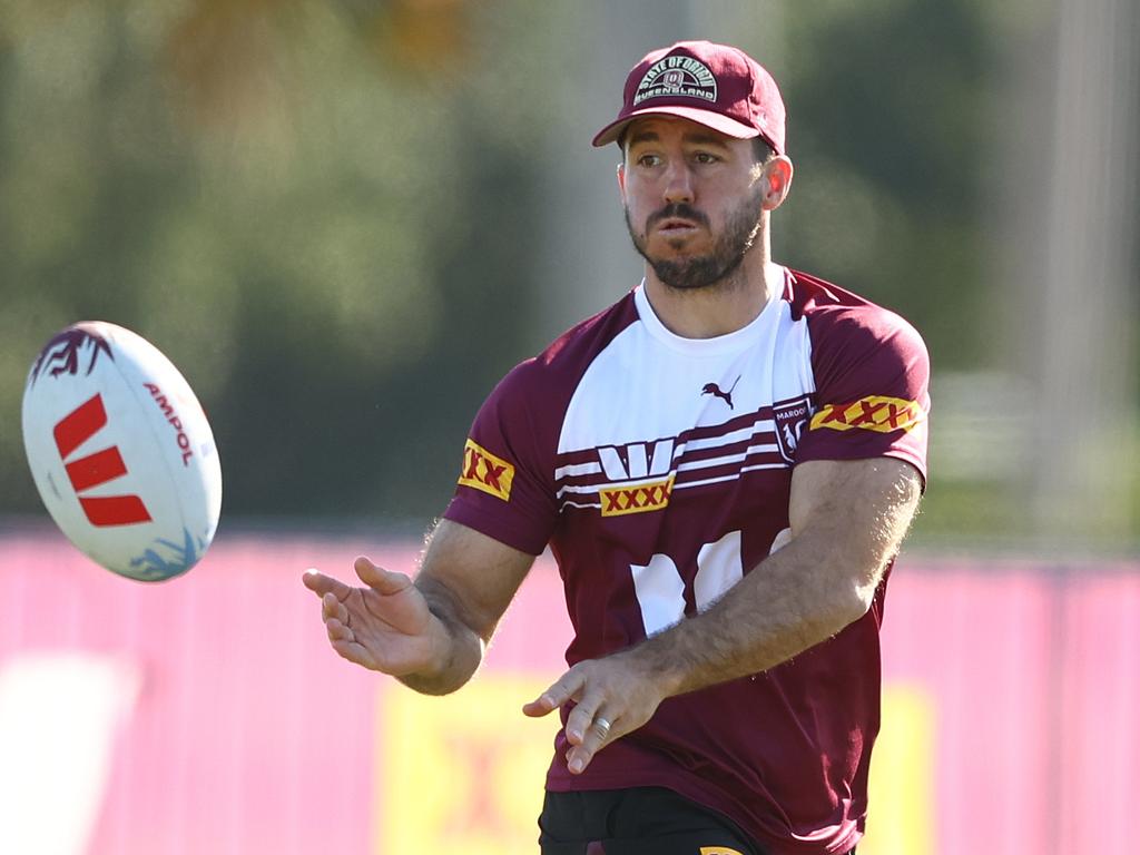 Ben Hunt at Qld training. (Photo by Chris Hyde/Getty Images)