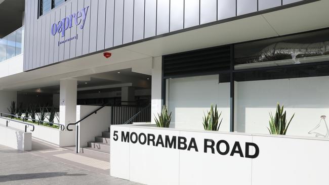 The outside of the new Dee Why Respiratory Clinic which shares an entrance with residents of the Osprey Apartments in Mooramba Rd. Picture: Supplied.