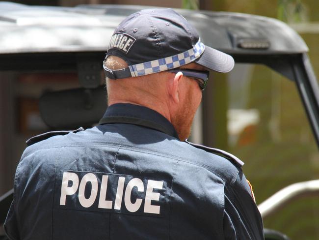 Northern Territory police in Alice Springs, Todd Mall. Picture: Gera Kazakov generic NT Police NTPFES