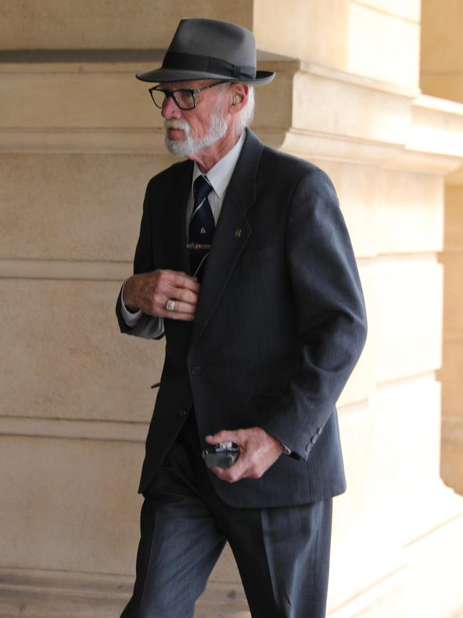 Key witness Allan Chamberlain at court. Picture: NewsWire / Dean Martin