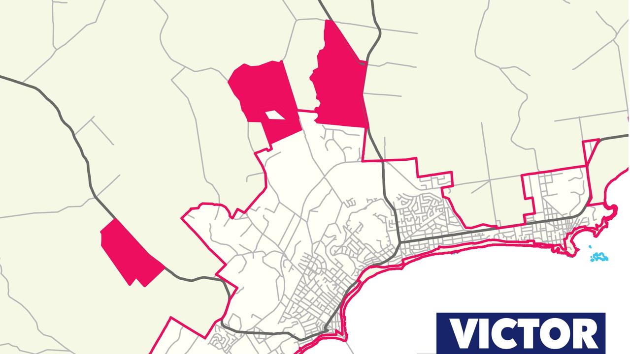 The new housing areas for Victor Habor. Supplied