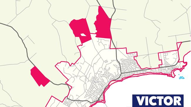 The new housing areas for Victor Habor. Supplied