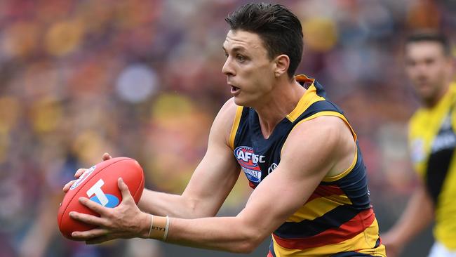 Jake Lever can expect a rowdy reception in his first game back in Adelaide, Jack Gunston says. Picture: AAP