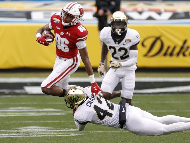 Wide receiver Devin Chandler was one of the people killed. Picture: Jared C. Tilton/Getty Images