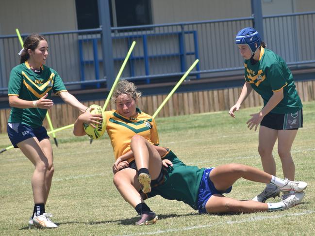 Faces of the CQ Capras under-17 and under-19 girls open trials at St Brendan's College, Yeppoon, on November 16, 2024. Photo: Pam McKay