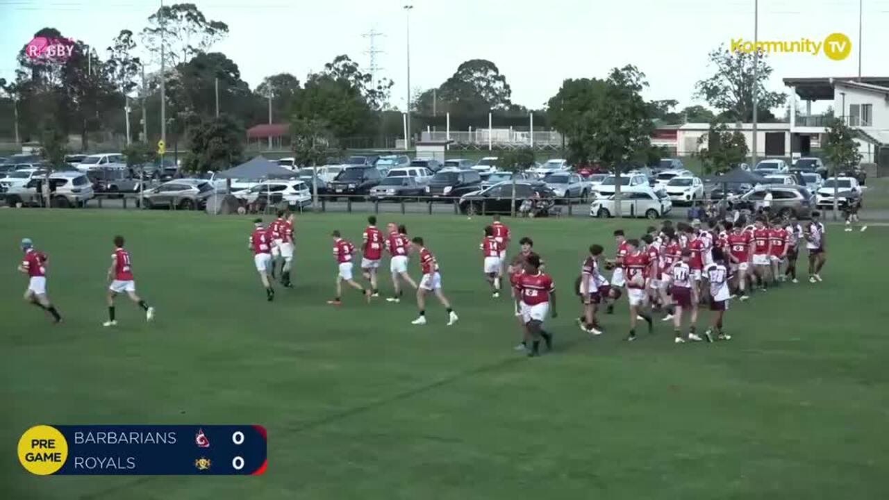 Replay: Queensland Barbarians v Queensland Royals (U16 boys) - 2024 Pacific Youth Rugby Festival Day 1