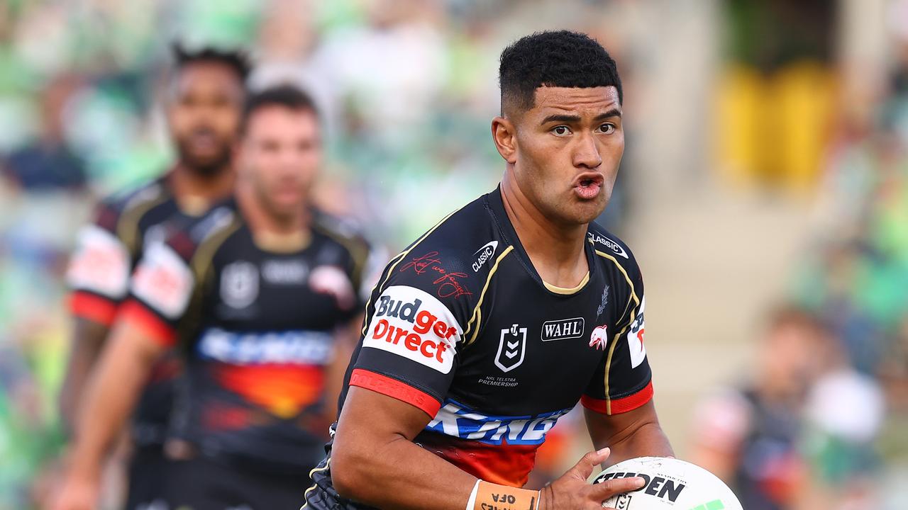 Isaiya Katoa has been talked up as a long-term halfback for the Blues. Picture: Mark Nolan/Getty Images