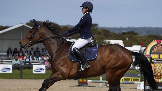 Georgie Siciliano and her horse Gladiator P. Picture: Valeriu Campan