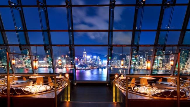 Aqua restaurant is known for its Italian and Japanese cuisine and its stunning Hong Kong views.