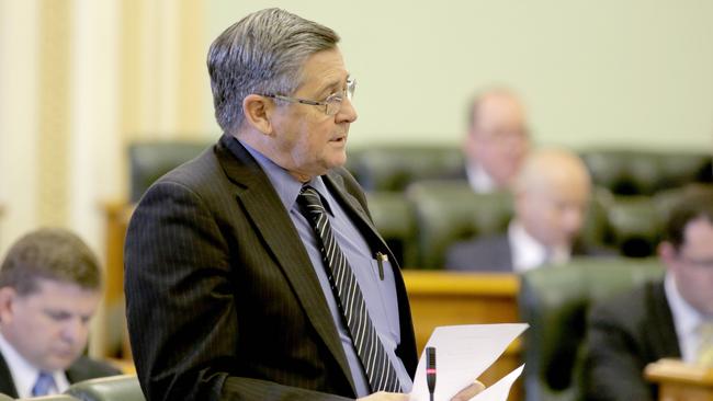 Ted Sorensen, Deputy Whip - Question time in Queensland Parliament. Pic Mark Cranitch.