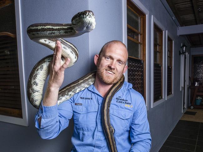 Sunshine Coast Snake Catchers 24/7 owner Stuart McKenzie said the tour had been several years in the planning. Picture: Lachie Millard