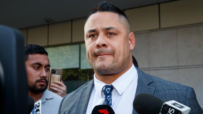 Former NRL star Jarryd Hayne was jailed for sexual assault, but his sentence and conviction were overturned on appeal. The charges were subsequently dropped. Picture: NCA NewsWire / David Swift