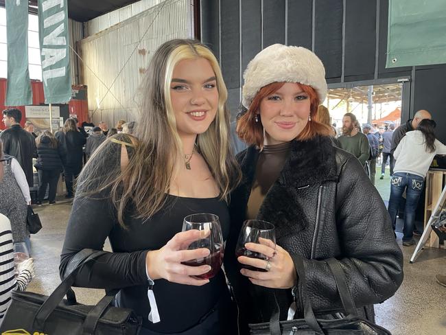 Taylor Hawower and Mackenzie Earl at the 2023 Mould Cheese Festival in Melbourne. Picture: Himangi Singh.