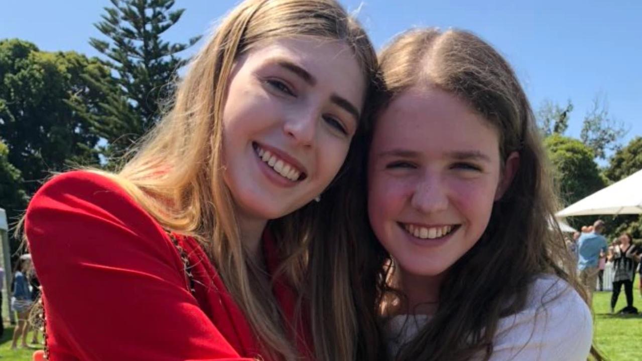 Actor Georgie Stone with Isabelle, both patients of the groundbreaking RCHM Gender Service. Picture: Australian Story/ ABC TV