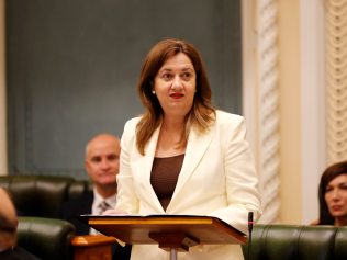 Queensland Premier Annastacia Palaszczuk pictured at Queensland Parliament. Picture: NCA NewsWire / Josh Wonning