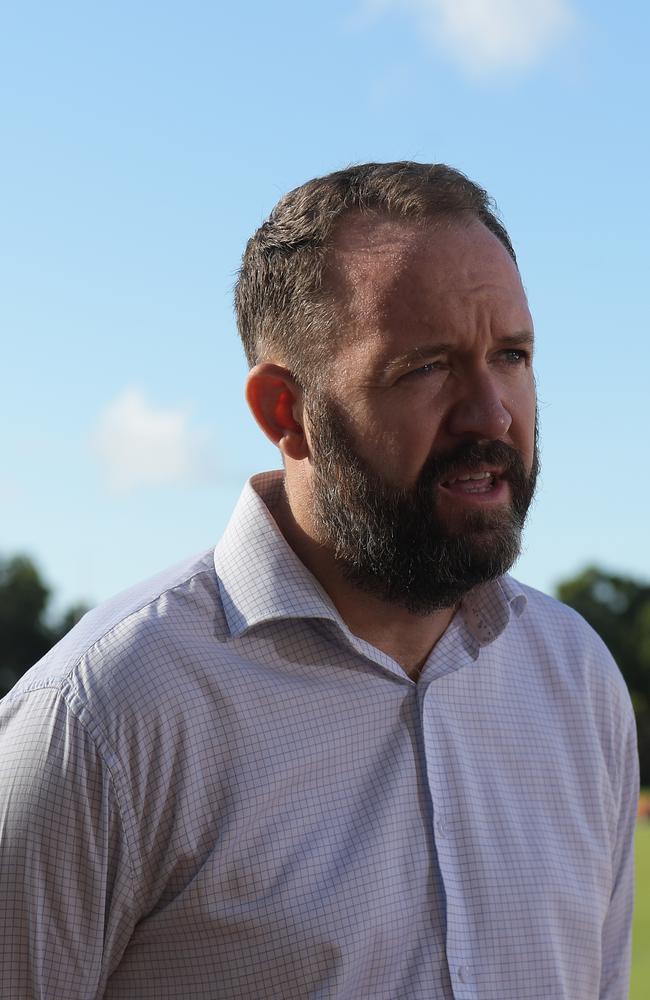 AFLNT head Sam Gibson said discussions on scheduling some of the 2023 season’s games in Alice Springs had been ‘productive”. Picture: (A)manda Parkinson