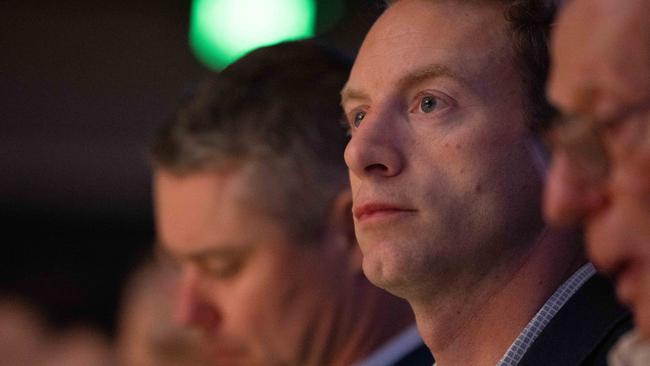 South Australian Opposition Leader David Speirs at a No Campaign event at the Convention Centre in Adelaide. Picture: NCA NewsWIRE/ Morgan Sette