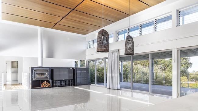 The interior is empty as John Singleton reportedly did not live on the property. Picture: realestate.com.au