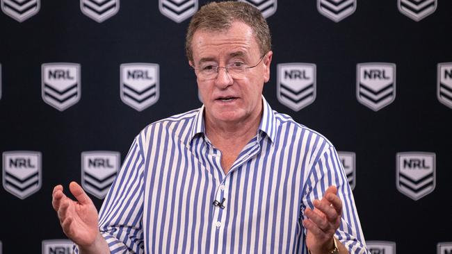 NRL Head of Football Graham Annesley wants players to fix their behaviour. (AAP Image/James Gourley)