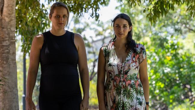 Brooke Illingworth and Danielle Mulhall. Picture: Pema Tamang Pakhrin