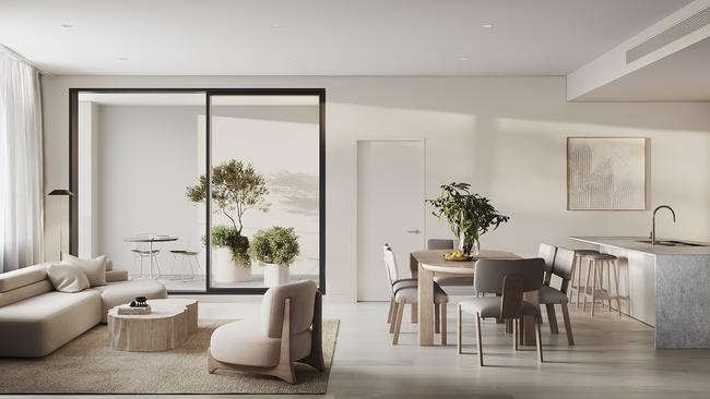 Artist impression of Live.Caringbah apartment.