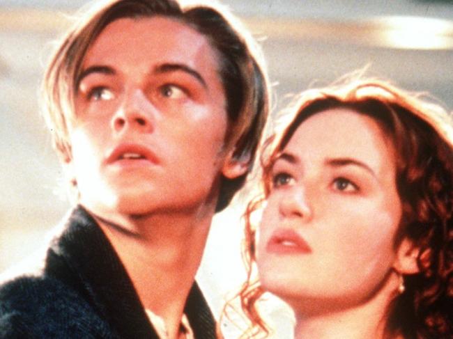 1997. Kate Winslet and Leonardo DiCaprio in a scene from the film 'Titanic'. (AP Photo/Paramount Pictures, Merie W. Wallace, File)