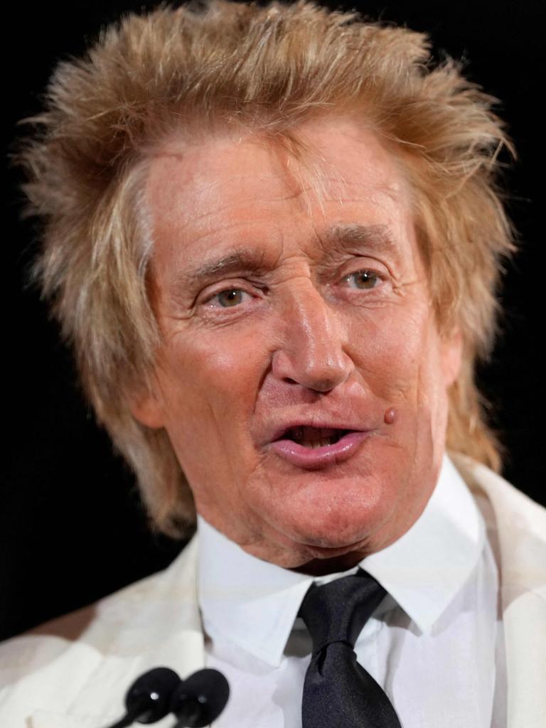 Sir Rod Stewart has apparently never made the connection. Picture: Kirsty Wigglesworth/Pool/AFP