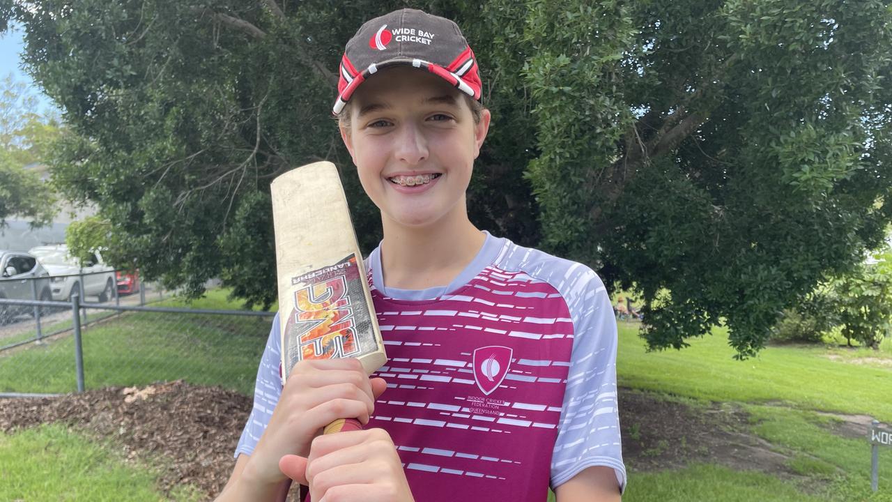 Toby Lamond will bat at No. 3 for Wide Bay at the Bulls Masters Youth Cup.