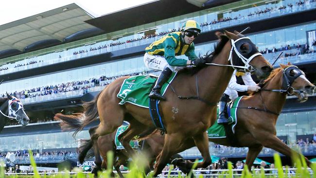 Brenton Avdulla won The Metropolitan last year aboard Come Play With Me. Picture: Getty Images