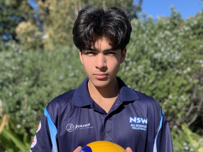 Sebastian Morandi Galindo will line up for the NSW U15s boys at the School Sport Australia U15s Volleyball Championships. Picture: Contributed