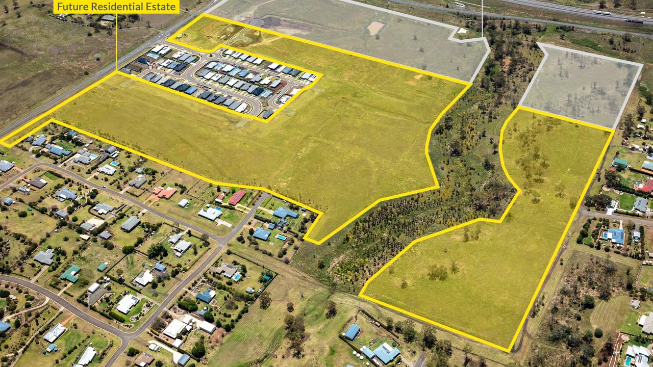 SOLD: Land at Cotswold Hills in Toowoomba designated for a housing estate worth nearly 400 lots and a new retirement village with a private nine-hole golf course have sold to two different developers for deals worth a combined $10.6m, through Ray White Special Projects.