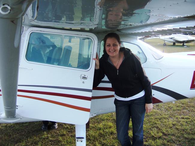 Perth-based airline pilot Catherine Hamilton believes gender makes no difference on the flight deck, Picture: Supplied