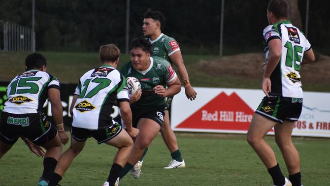 Meninga Cup semi-final action between the Ipswich Jets and Townsville Blackhawks. Saturday April 15, 2023.