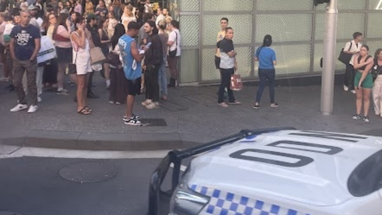 Police are on scene after multiple reported stabbings at Bondi Junction. Picture: Supplied