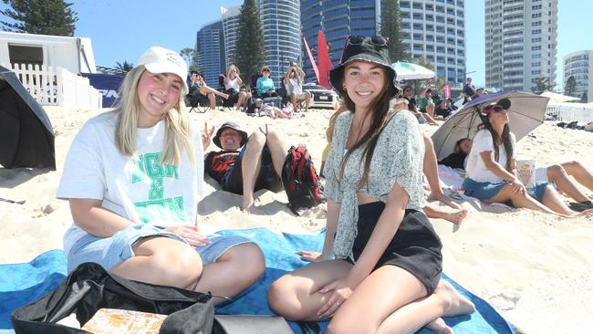 Courtney, Bailey and Phil at day three of the Pacific Airshow, 20 August 2023. Picture: Richard Gosling