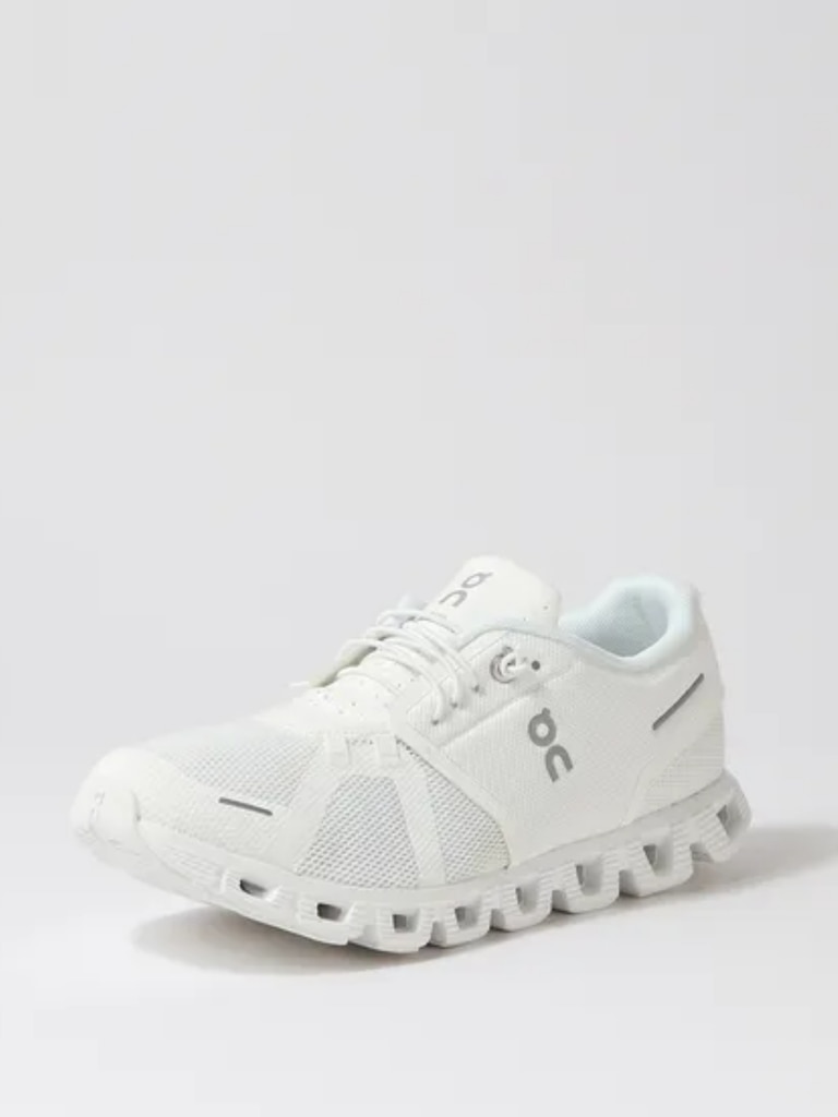 On Cloud 5 Men’s White Trainers. Picture: Revolve