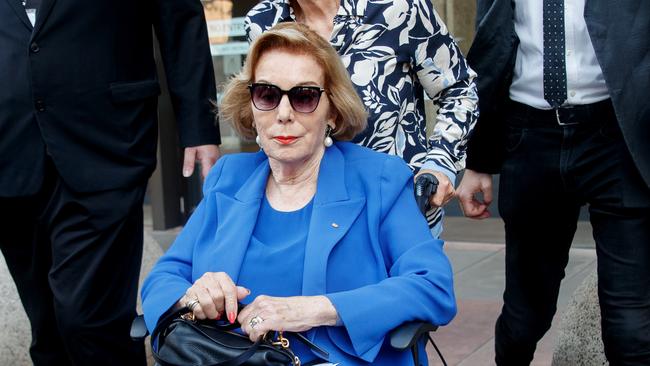 Ita Buttrose told the court she was not happy that Antoinette Lattouf was sacked. Picture: NewsWire/Nikki Short.