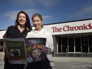 Celebrating a major gong in this year's PANPA awards are Chronicle marketing team members Kristy Hayes (left) and Stacey Hixon. . Picture: Bev Lacey