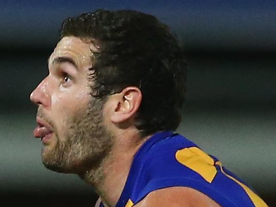 DARWIN, AUSTRALIA - JULY 04: Jack Darling of the Eagles kicks on goal during the round 14 AFL match between the Melbourne Demons and the West Coast Eagles at TIO Stadium on July 4, 2015 in Darwin, Australia. (Photo by Robert Cianflone/Getty Images)