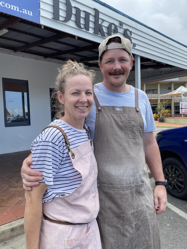 Sally and Mike Miller opened the new Duke's Doughnuts store in Mossman despite making their mark at the Port Douglas markets. Picture: Marcus Wilson.