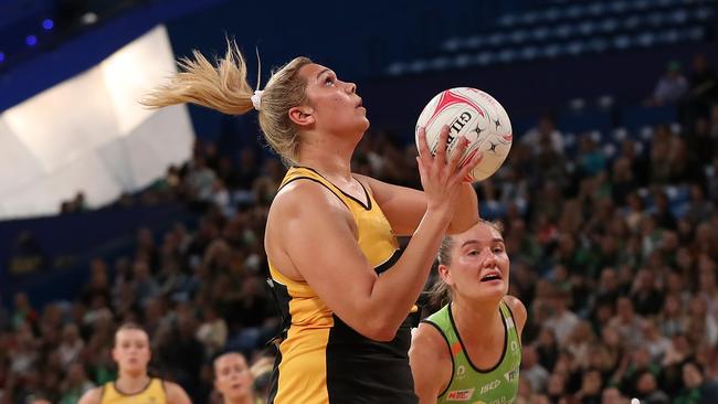 Wallam played for the WA All-Stars in an exhibition clash against the West Coast Fever in 2020. Picture: Getty