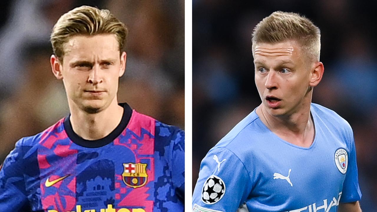 Frenkie de Jong could be set for a move to Old Trafford as Arsenal eye a move for Oleksandr Zinchenko. Picture: Supplied