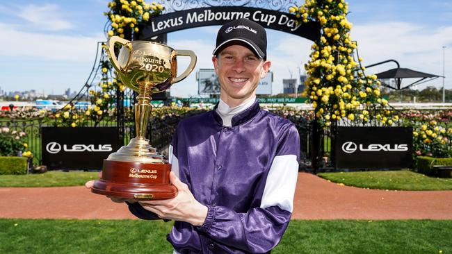 Jye McNeil fulfilled his dream by winning the Melbourne Cup at his first attempt with Twilight Payment. Payment: AFP