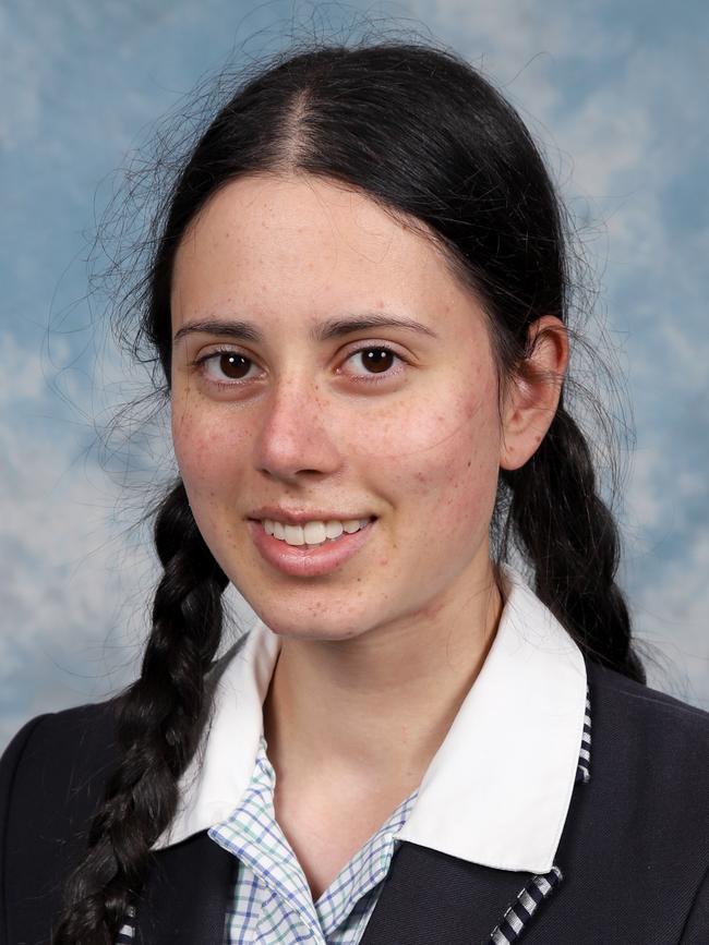 Olivia Dowling obtained an ATAR of 99.70, and is Tintern Grammar school's dux for 2022. Picture: Supplied.