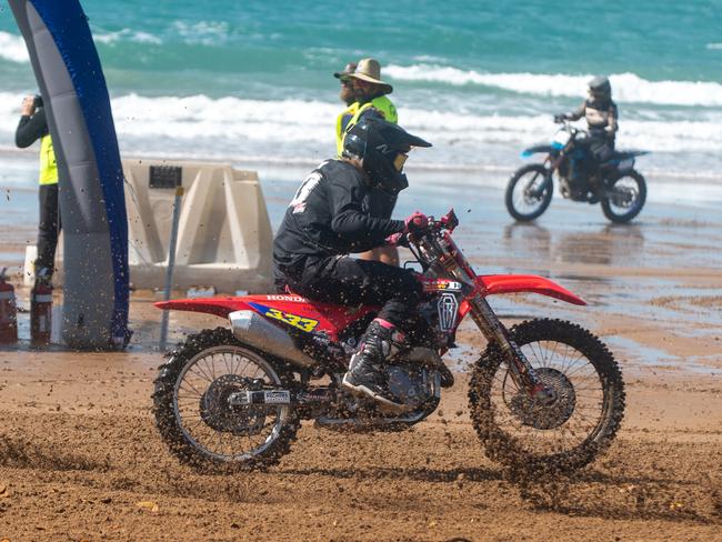 Brittaney O'Brien at Motorcycle Beach Races at Grasstree Beach Sunday 27 August 2023 Picture: Michaela Harlow