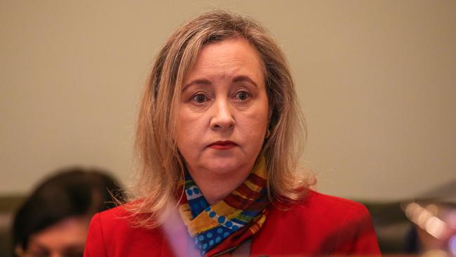 BRISBANE AUSTRALIA 24/08/2023 Attorney-General Yvette D'Ath during question time at Queensland Parliament.Picture: NcaNewsWire/Glenn Campbell