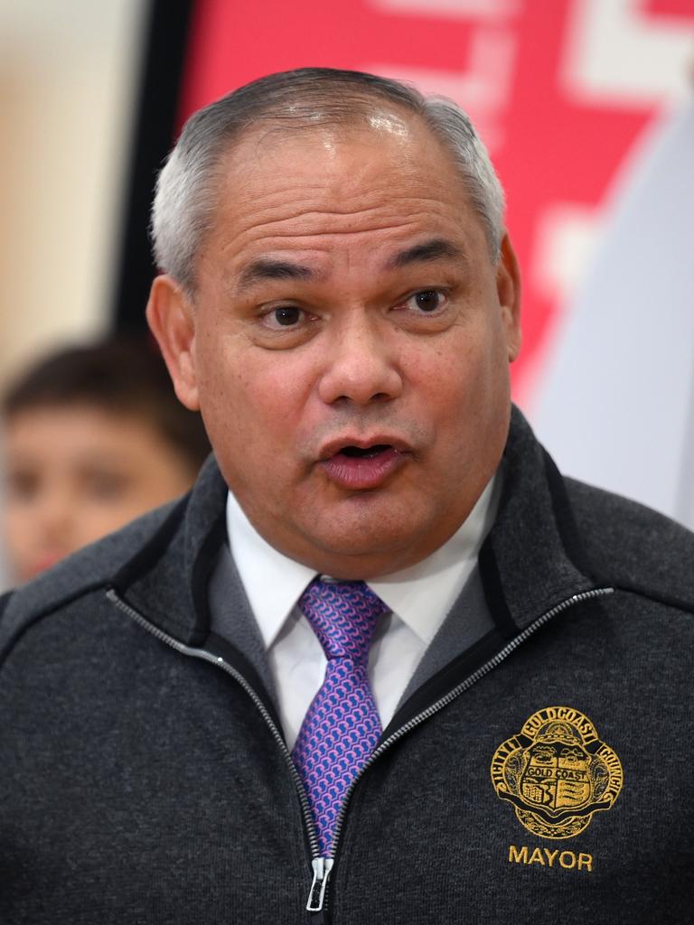 Mayor Tom Tate. Picture: Matt Roberts/Getty Images for NBL